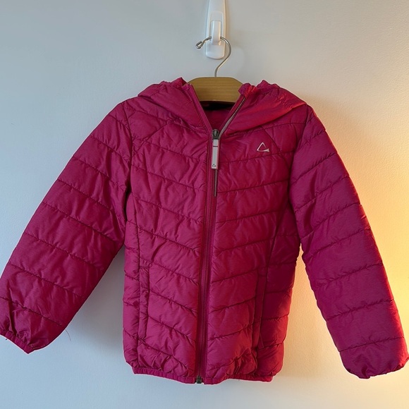 Kids' Pink Quilted Jacket - Picture 1 of 3